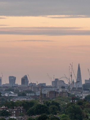 View of South West London from Apo Kew